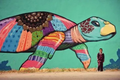 Street art Utopia  Tijuana  Mexico