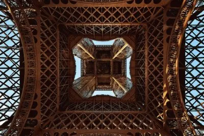 Different view  Eifel Tower Paris