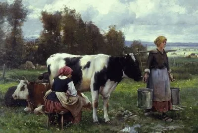 51. Pintura de Julien Dupre jigsaw puzzle