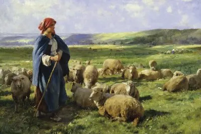 52. Pintura de Julien Dupre jigsaw puzzle