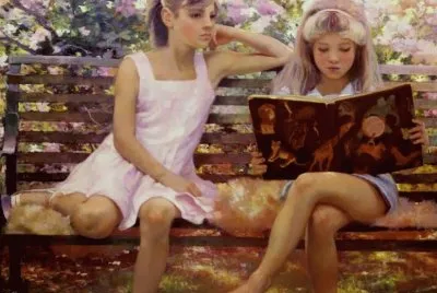 54. Disfrutando la lectura jigsaw puzzle