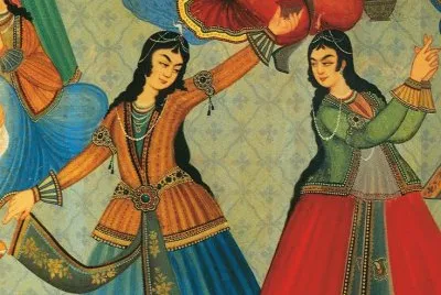Iranian art wall painting