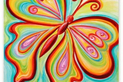 Colored Butterfly
