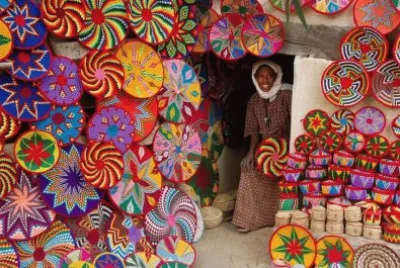 Habesha Basket shop in Ethiopia