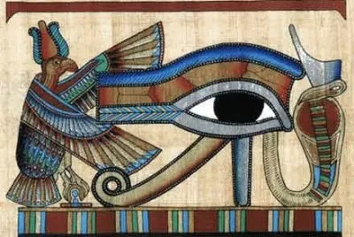Egyptian symbol of protection and power from Gods