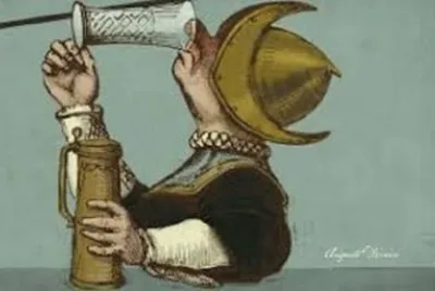 Auguste Derriere - homme des tavernes
