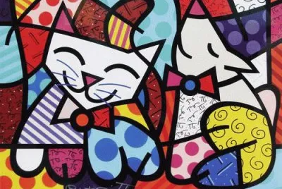Big friends by Romero Britto jigsaw puzzle