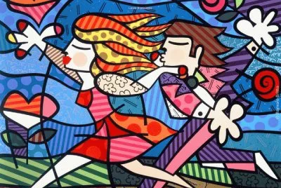 Love Blossom  by Romero Britto jigsaw puzzle
