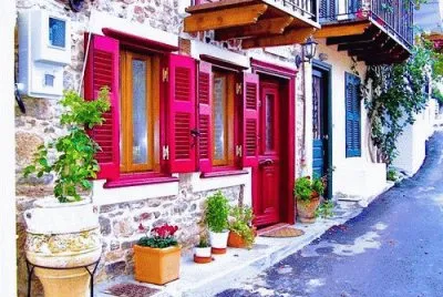 Street of Nafplio Rhodos jigsaw puzzle