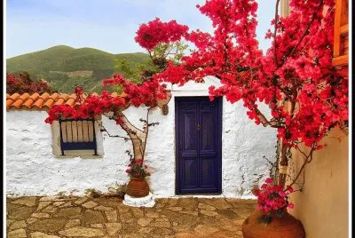 Blue door by Onlyonestasia Greece jigsaw puzzle