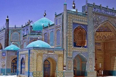 Blue Mosque at Mazar-e-Sharif  Afghanistan