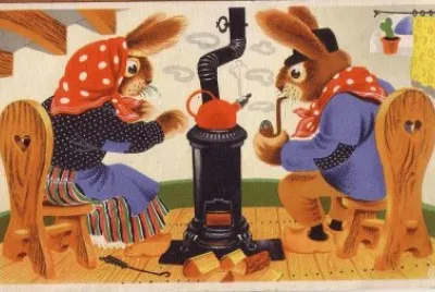 Wintertime in Hare city