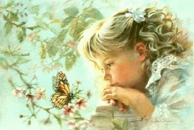 73. NiÃ±a y mariposa