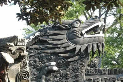 dragon dans le jardin du mandarin YU jigsaw puzzle