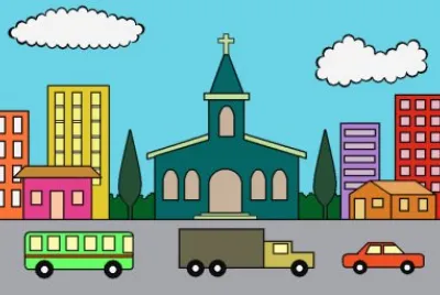 Cidade colorida jigsaw puzzle