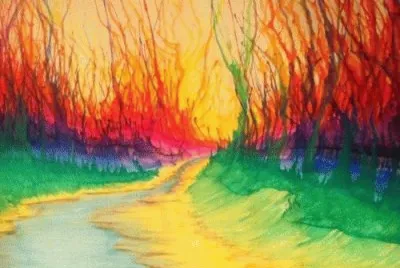 Watercolor jigsaw puzzle