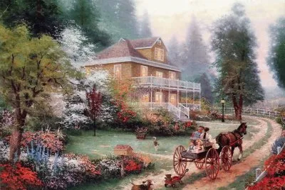 thomas-kinkade jigsaw puzzle