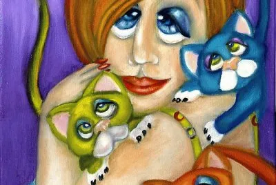 The Cat lover by Alma Lee