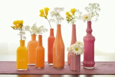 Painted Bottle Vases jigsaw puzzle