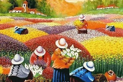 Working in the fields by FÃ©lix Espinoza   Peru
