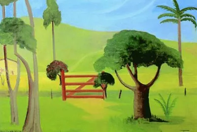 Paisagem com porteira