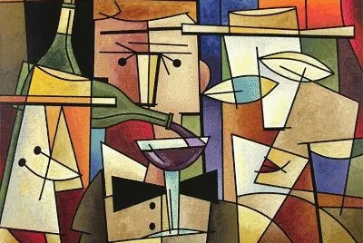 Contemporary art painting