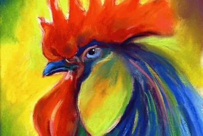 Rooster Painting jigsaw puzzle