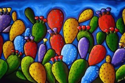 Cactus field