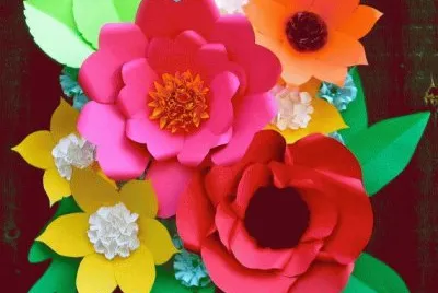 Mexican Paper Flowers jigsaw puzzle