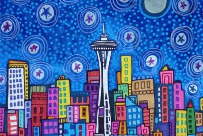 Seattle city by Heather Galler