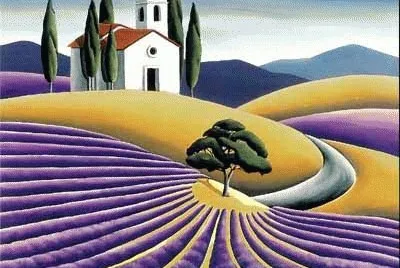 Lavender Field New Zealand jigsaw puzzle