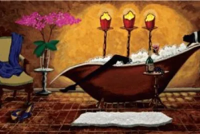 Taking a Bath by Leroy Campbell jigsaw puzzle