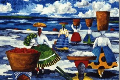Beach Market by Jonathan Green jigsaw puzzle