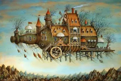 Flying Bottle jigsaw puzzle