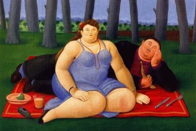 פאזל של Fernando Botero  "Picnic "
