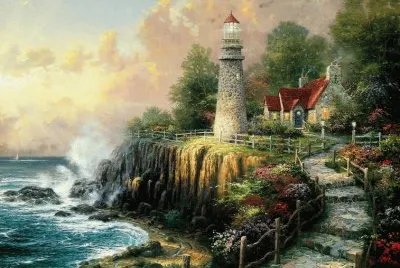 Thomas Kinkade jigsaw puzzle