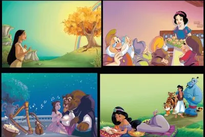 Pocahontas SnowWhite Belle Jasmine