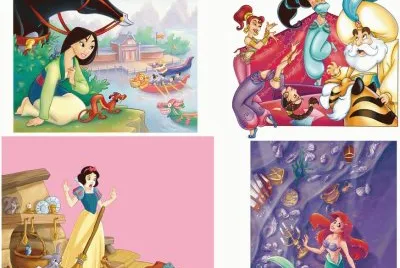 Mulan Jasmine SnowWhite Ariel