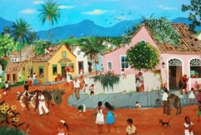 151. Paisaje. Arte Naif
