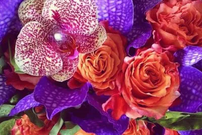 Colored Flower jigsaw puzzle