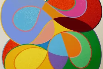 Colored jigsaw puzzle