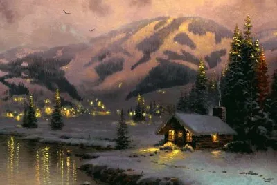 wintr at night