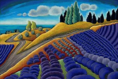 Lavender and Sea  by Jane Aukshunas