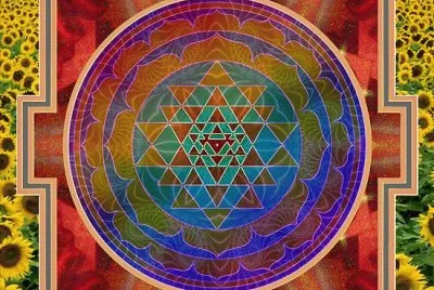 Yantra and the Sunflowers jigsaw puzzle