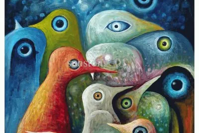 animals painting jigsaw puzzle