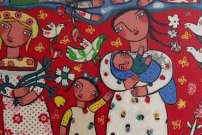 Mother with Child by Rebecca Cook