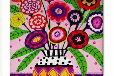 Flower Tile by Renie Britenbucher