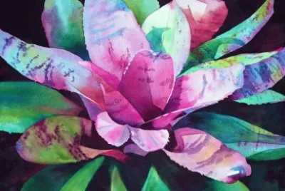 Colored jigsaw puzzle