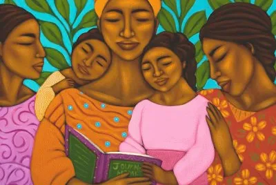 Reading Family by Tamara Adams