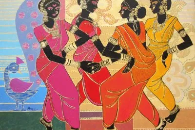 Dancing Indian Lady 's jigsaw puzzle